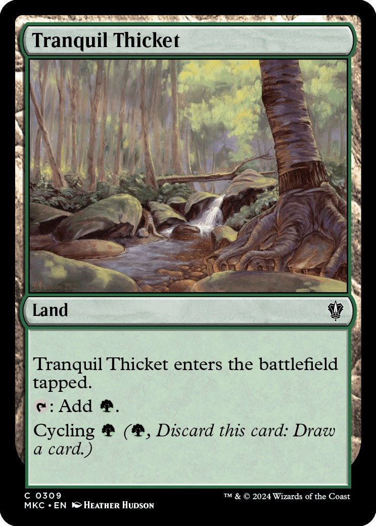 Tranquil Thicket [Murders at Karlov Manor Commander] | Card Merchant Takapuna