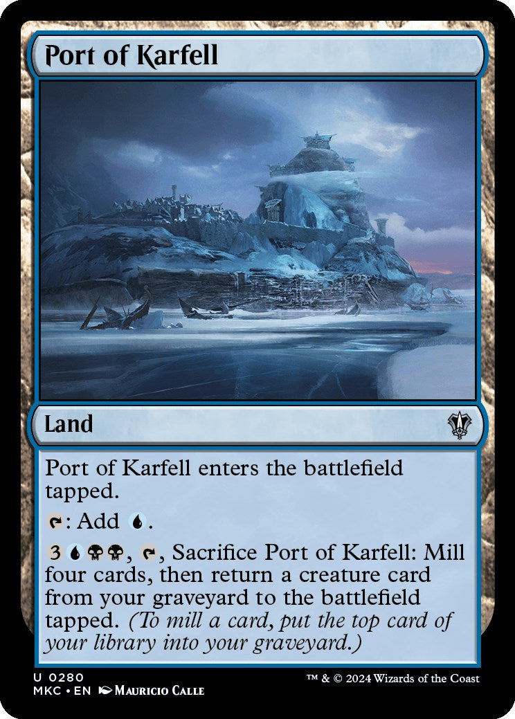 Port of Karfell [Murders at Karlov Manor Commander] | Card Merchant Takapuna