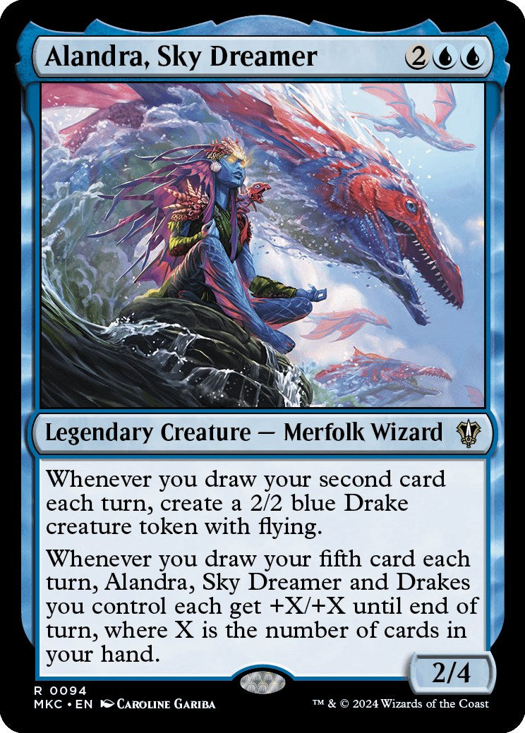 Alandra, Sky Dreamer [Murders at Karlov Manor Commander] | Card Merchant Takapuna