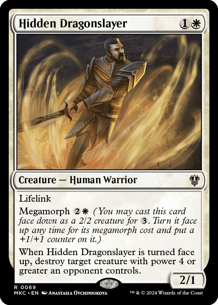 Hidden Dragonslayer [Murders at Karlov Manor Commander] | Card Merchant Takapuna