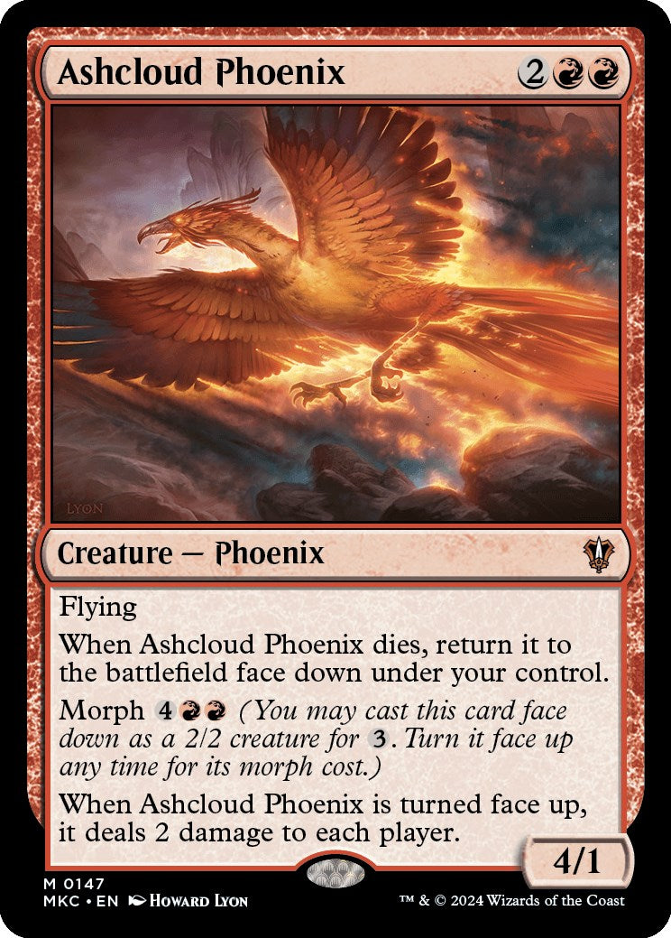 Ashcloud Phoenix [Murders at Karlov Manor Commander] | Card Merchant Takapuna