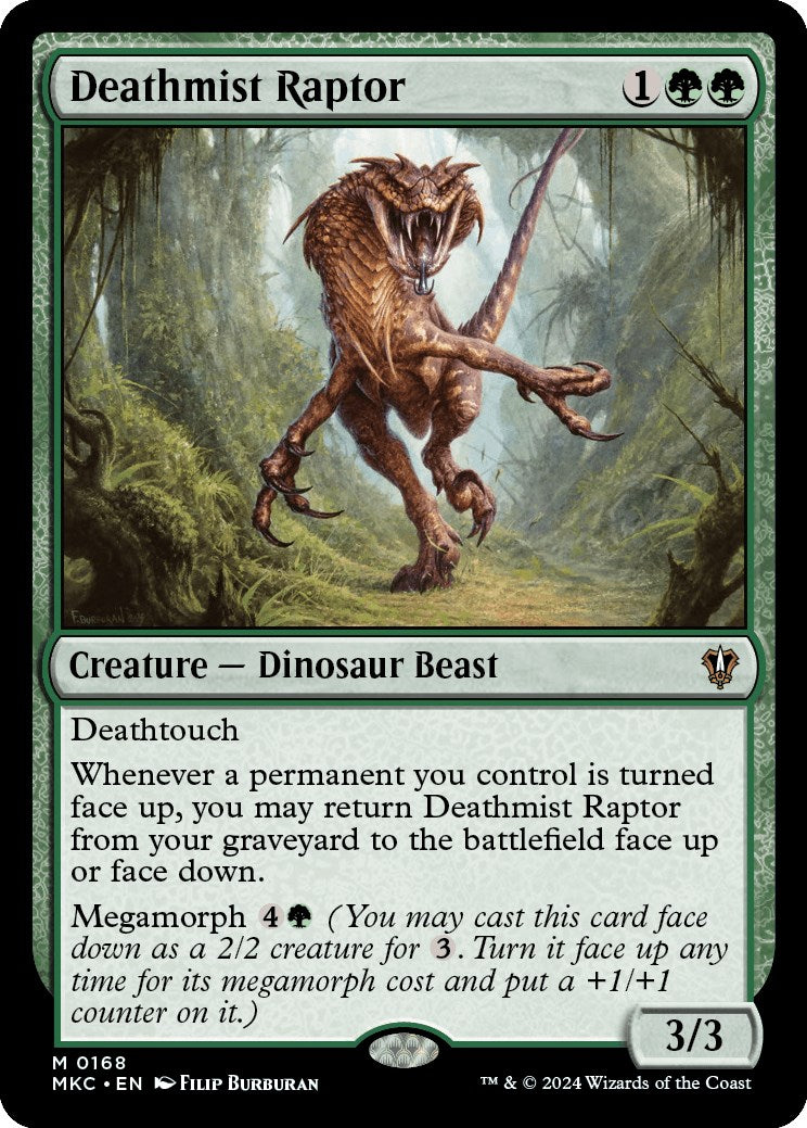 Deathmist Raptor [Murders at Karlov Manor Commander] | Card Merchant Takapuna