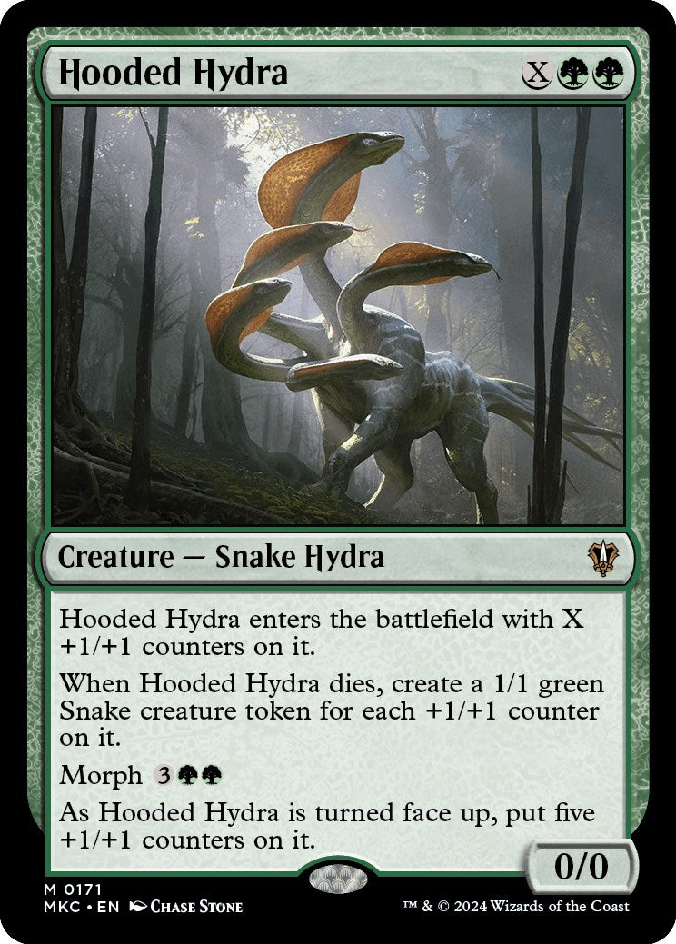 Hooded Hydra [Murders at Karlov Manor Commander] | Card Merchant Takapuna