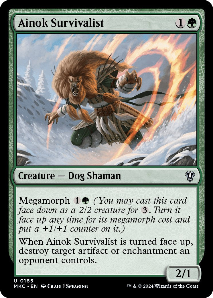 Ainok Survivalist [Murders at Karlov Manor Commander] | Card Merchant Takapuna