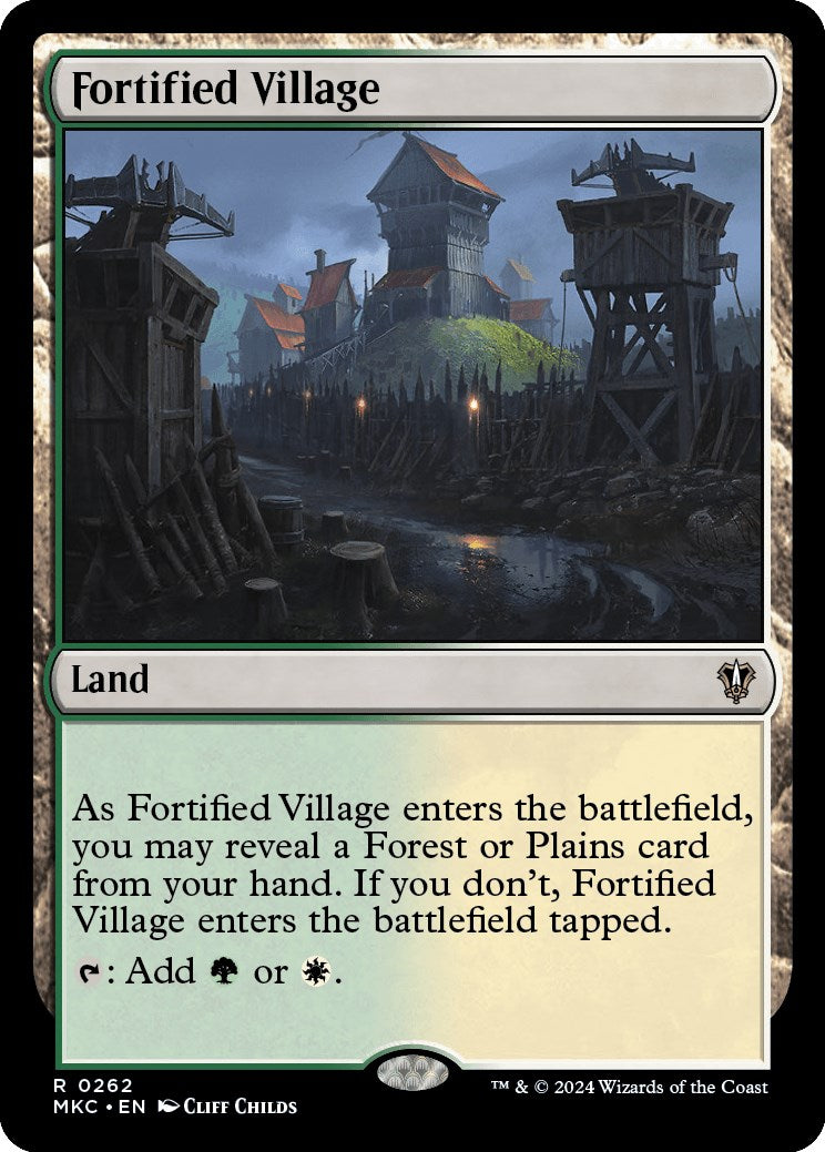 Fortified Village [Murders at Karlov Manor Commander] | Card Merchant Takapuna