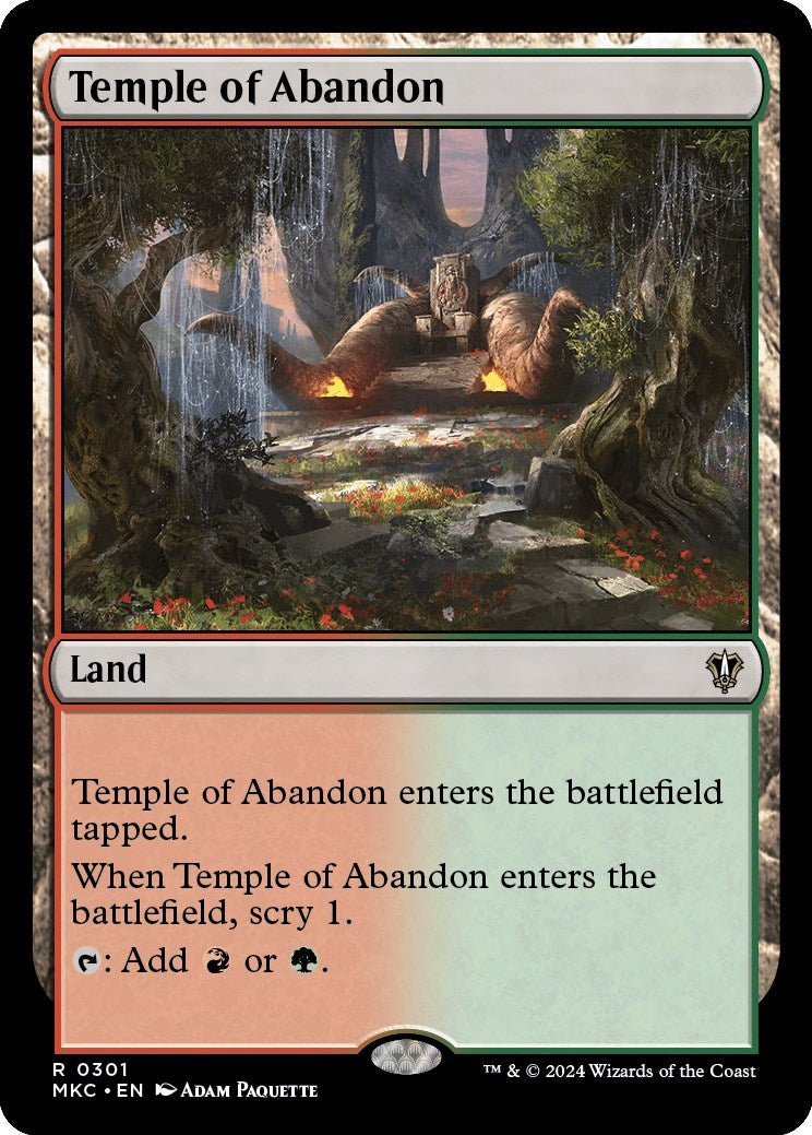 Temple of Abandon [Murders at Karlov Manor Commander] | Card Merchant Takapuna