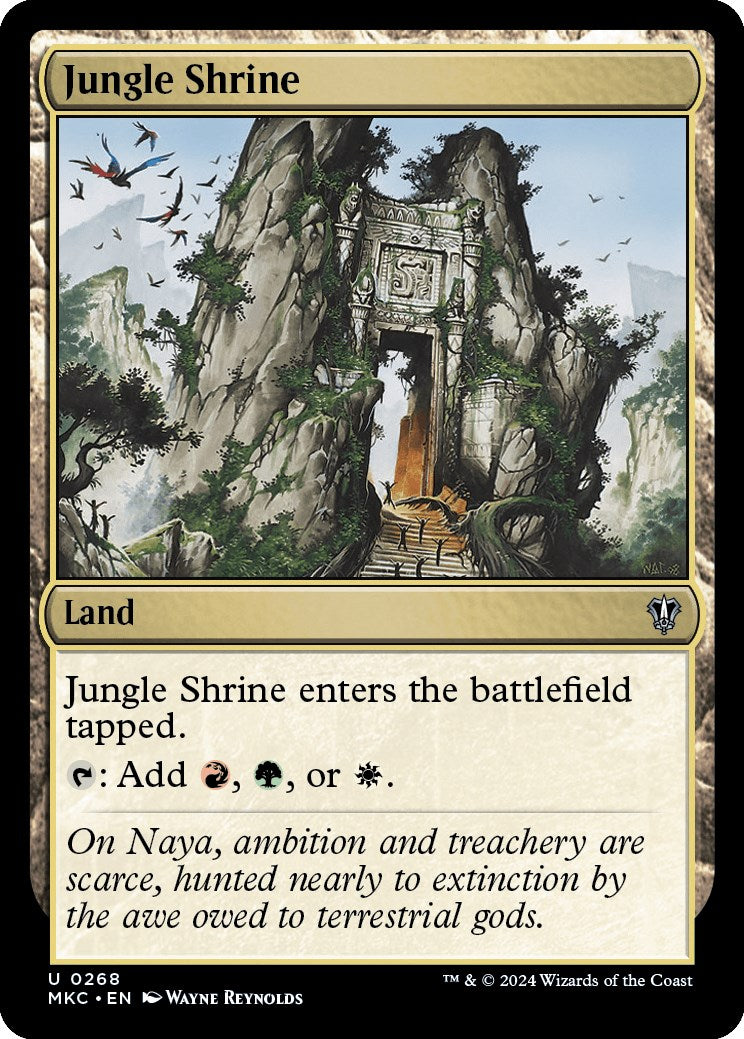 Jungle Shrine [Murders at Karlov Manor Commander] | Card Merchant Takapuna