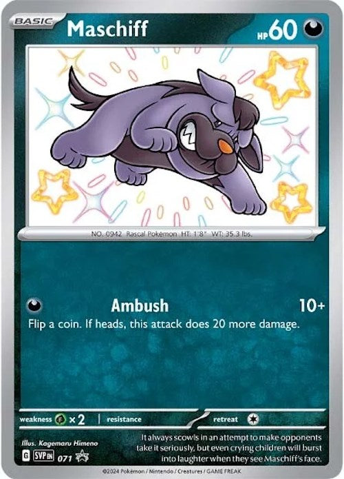 Maschiff (SVP071) [Scarlet & Violet: Black Star Promos] | Card Merchant Takapuna