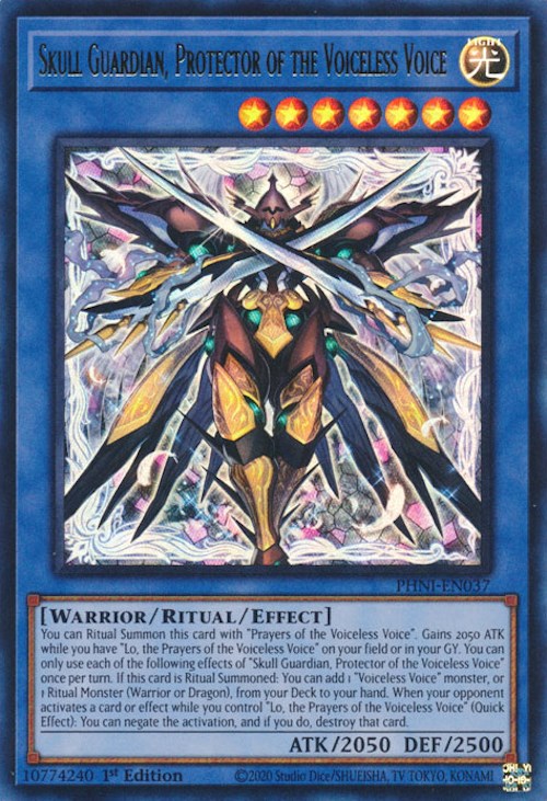 Skull Guardian, Protector of the Voiceless Voice [PHNI-EN037] Ultra Rare | Card Merchant Takapuna