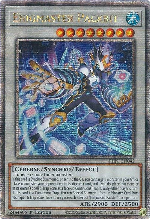 Enigmaster Packbit [PHNI-EN042] Quarter Century Secret Rare | Card Merchant Takapuna