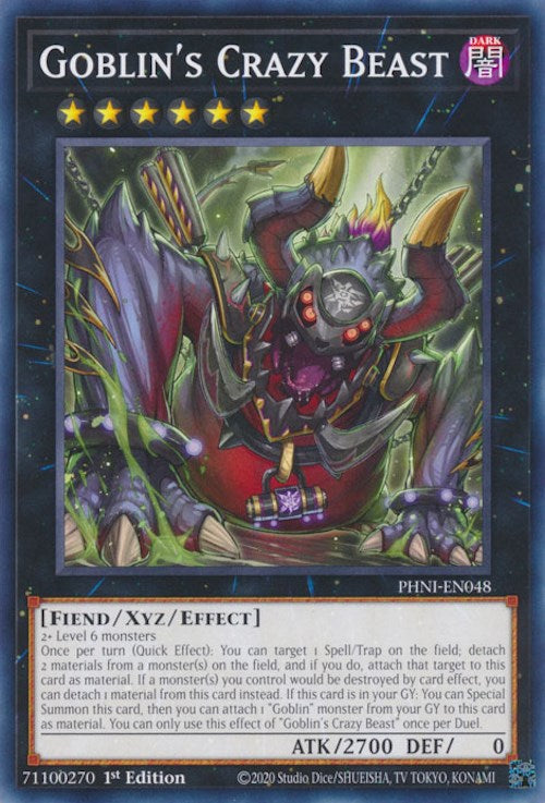 Goblin's Crazy Beast [PHNI-EN048] Common | Card Merchant Takapuna