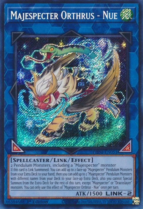 Majespecter Orthrus - Nue [PHNI-EN051] Secret Rare | Card Merchant Takapuna