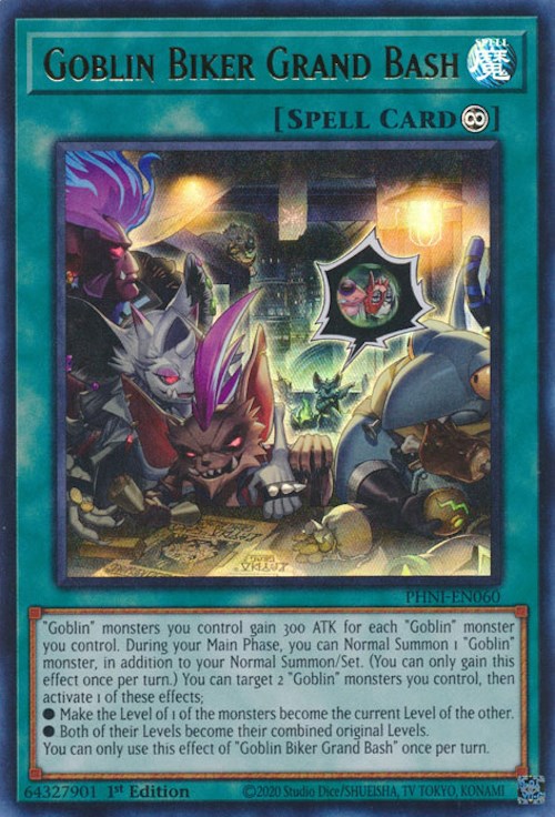 Goblin Biker Grand Bash [PHNI-EN060] Ultra Rare | Card Merchant Takapuna