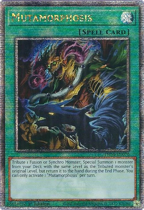 Mutamorphosis [PHNI-EN070] Quarter Century Secret Rare | Card Merchant Takapuna