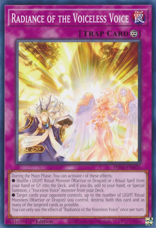 Radiance of the Voiceless Voice [PHNI-EN076] Common | Card Merchant Takapuna