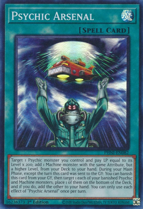 Psychic Arsenal [PHNI-EN082] Super Rare | Card Merchant Takapuna