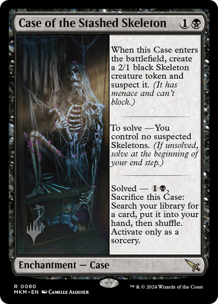 Case of the Stashed Skeleton (Promo Pack) [Murders at Karlov Manor Promos] | Card Merchant Takapuna