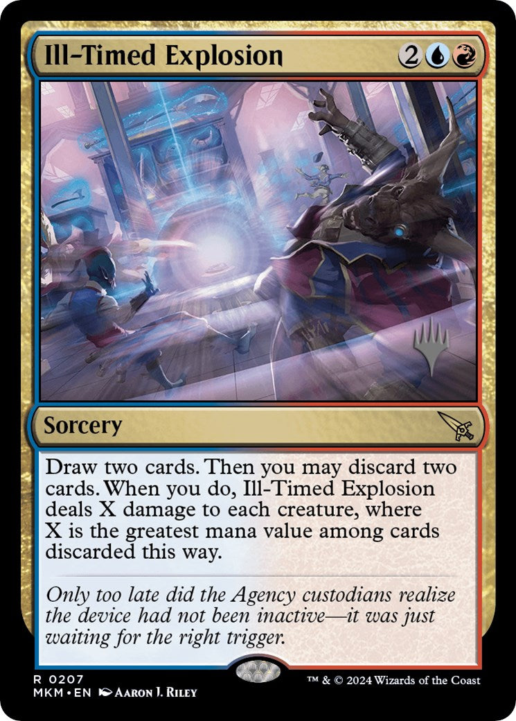 Ill-Timed Explosion (Promo Pack) [Murders at Karlov Manor Promos] | Card Merchant Takapuna