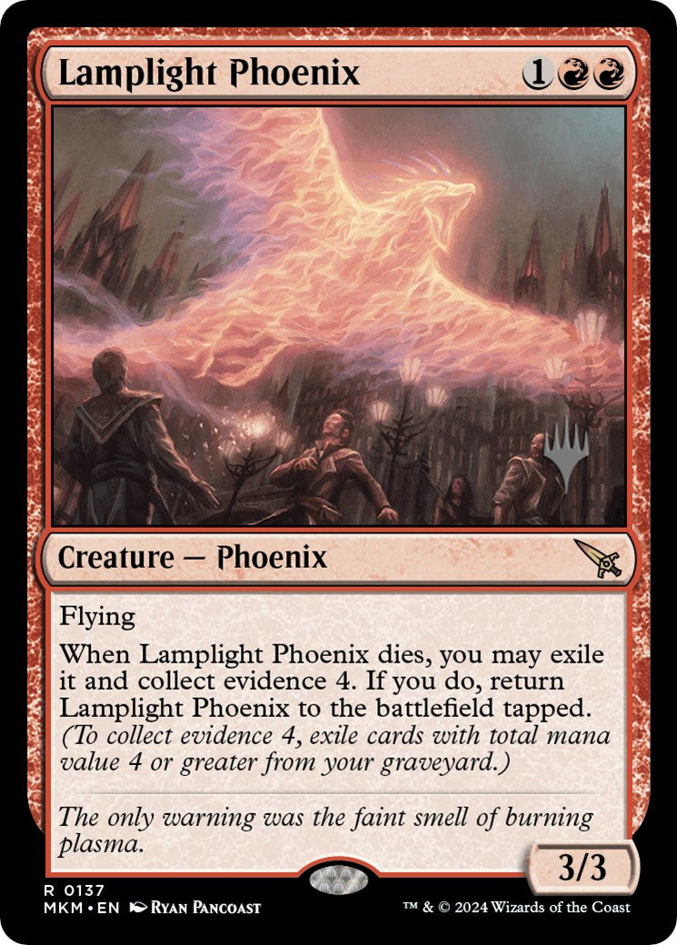 Lamplight Phoenix (Promo Pack) [Murders at Karlov Manor Promos] | Card Merchant Takapuna