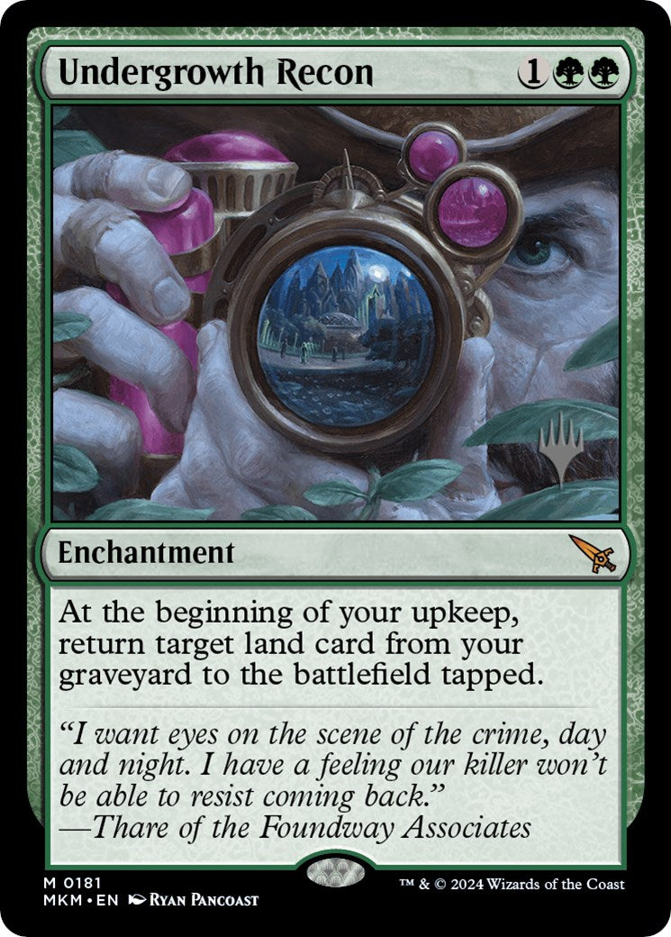 Undergrowth Recon (Promo Pack) [Murders at Karlov Manor Promos] | Card Merchant Takapuna