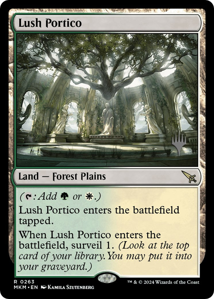 Lush Portico (Promo Pack) [Murders at Karlov Manor Promos] | Card Merchant Takapuna