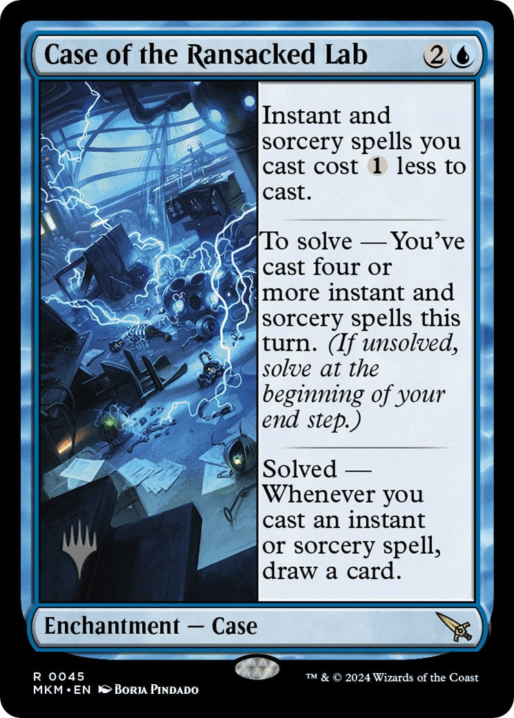 Case of the Ransacked Lab (Promo Pack) [Murders at Karlov Manor Promos] | Card Merchant Takapuna