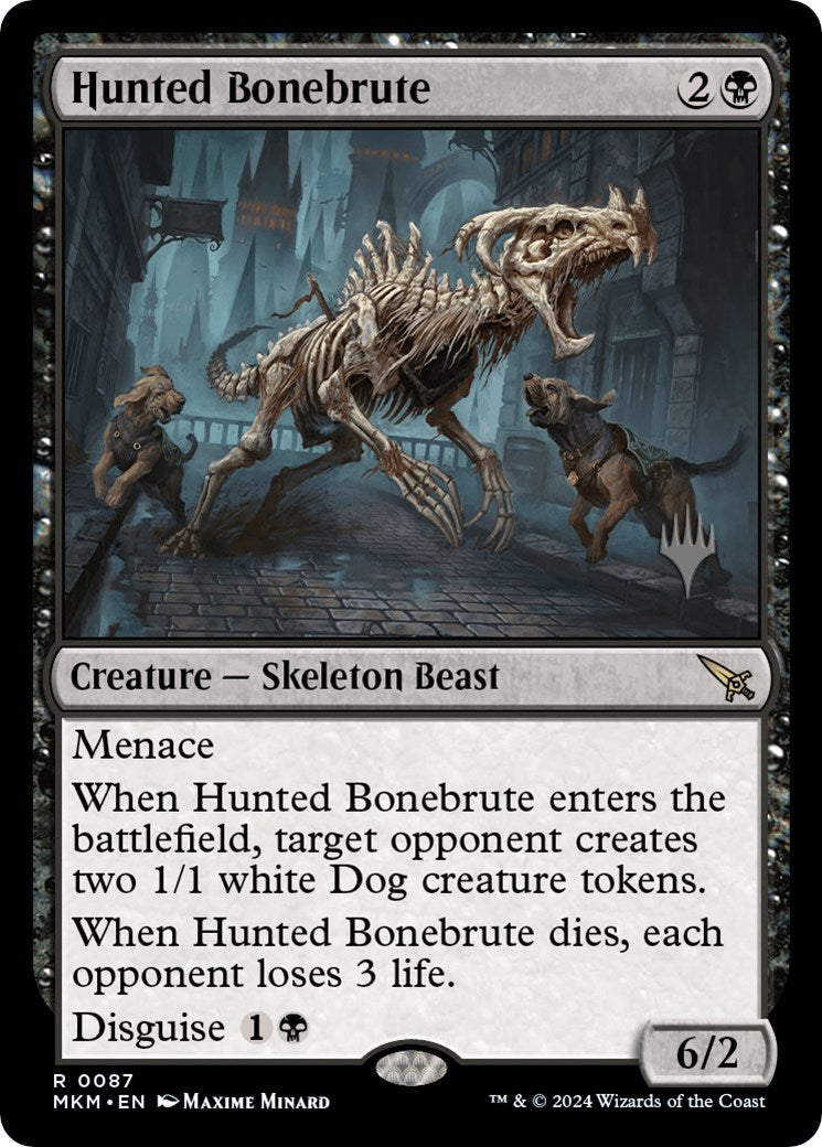 Hunted Bonebrute (Promo Pack) [Murders at Karlov Manor Promos] | Card Merchant Takapuna