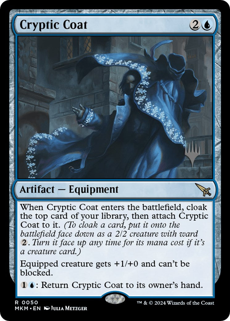 Cryptic Coat (Promo Pack) [Murders at Karlov Manor Promos] | Card Merchant Takapuna