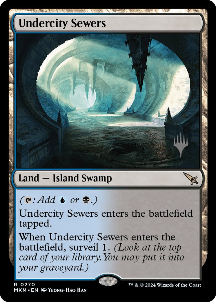 Undercity Sewers (Promo Pack) [Murders at Karlov Manor Promos] | Card Merchant Takapuna