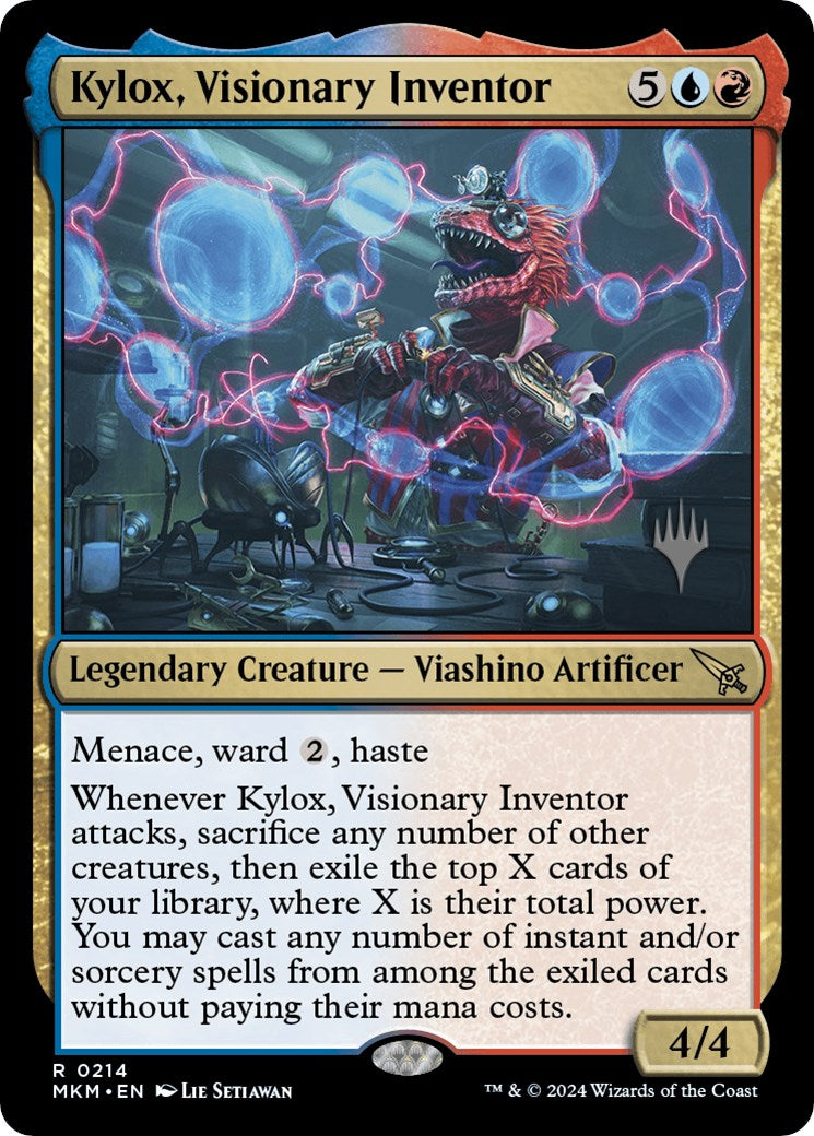 Kylox, Visionary Inventor (Promo Pack) [Murders at Karlov Manor Promos] | Card Merchant Takapuna