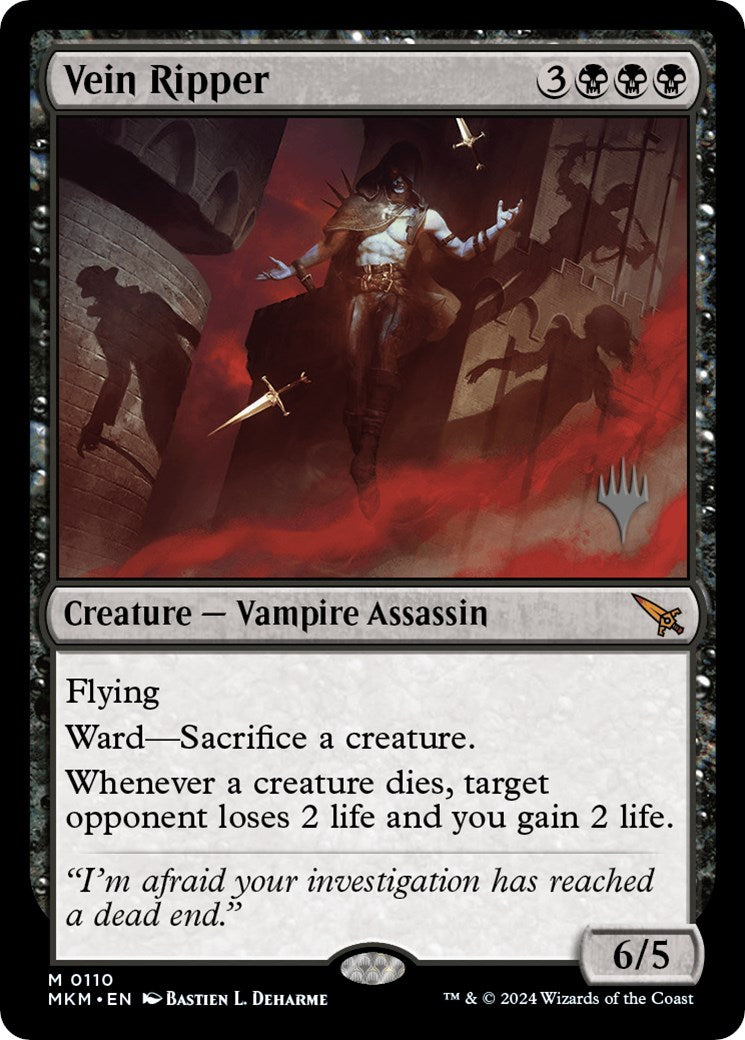 Vein Ripper (Promo Pack) [Murders at Karlov Manor Promos] | Card Merchant Takapuna