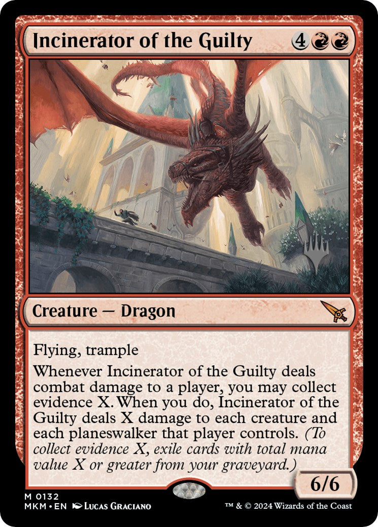 Incinerator of the Guilty (Promo Pack) [Murders at Karlov Manor Promos] | Card Merchant Takapuna