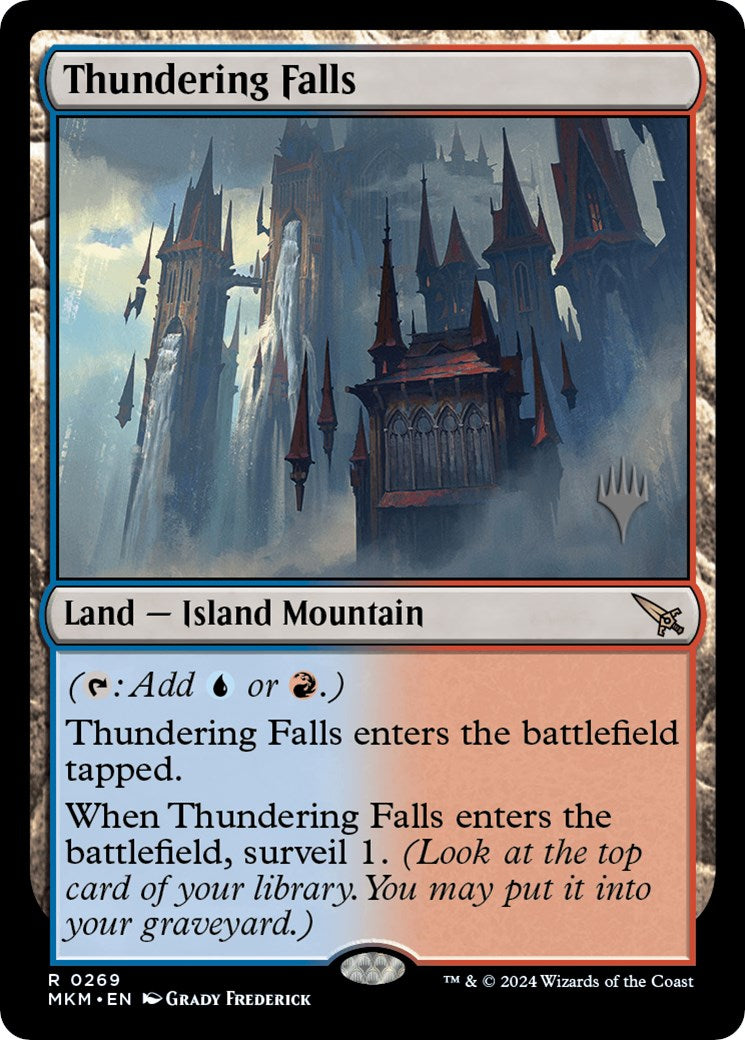 Thundering Falls (Promo Pack) [Murders at Karlov Manor Promos] | Card Merchant Takapuna