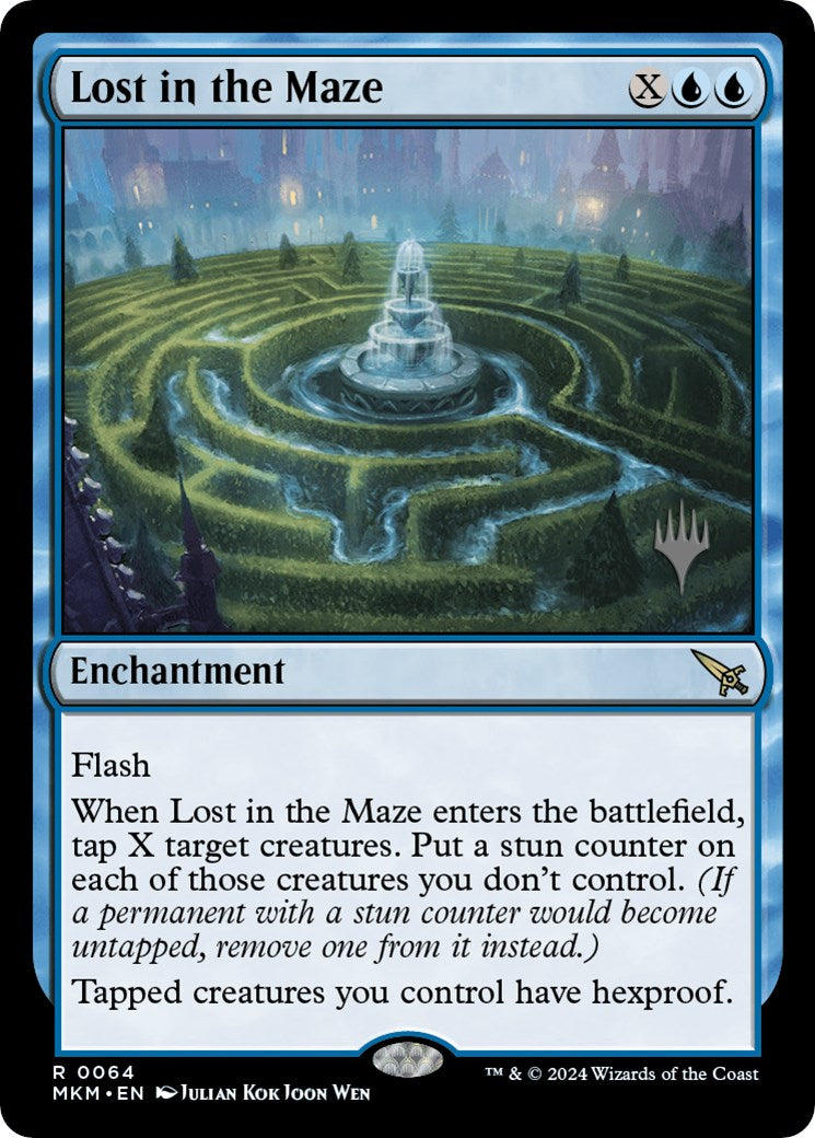 Lost in the Maze (Promo Pack) [Murders at Karlov Manor Promos] | Card Merchant Takapuna