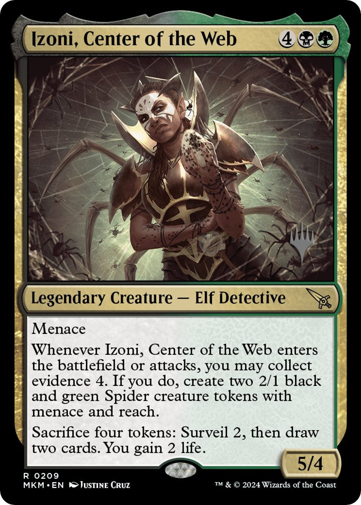 Izoni, Center of the Web (Promo Pack) [Murders at Karlov Manor Promos] | Card Merchant Takapuna