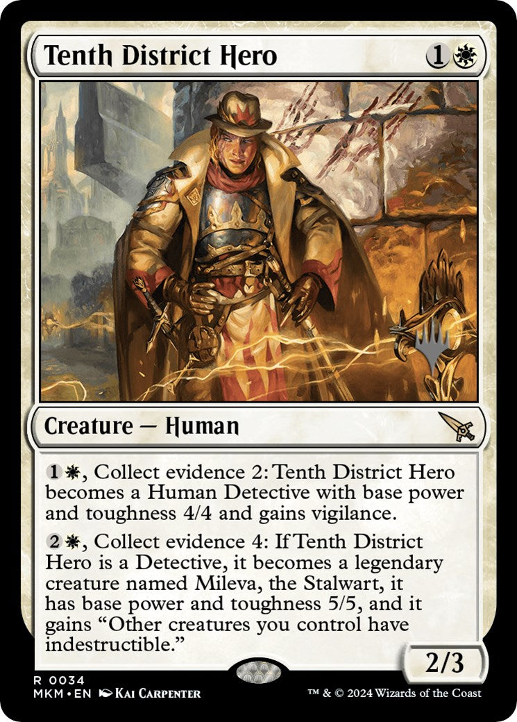 Tenth District Hero (Promo Pack) [Murders at Karlov Manor Promos] | Card Merchant Takapuna