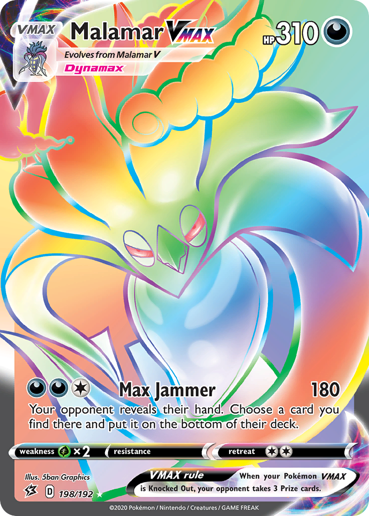 Malamar VMAX (198/192) [Sword & Shield: Rebel Clash] | Card Merchant Takapuna