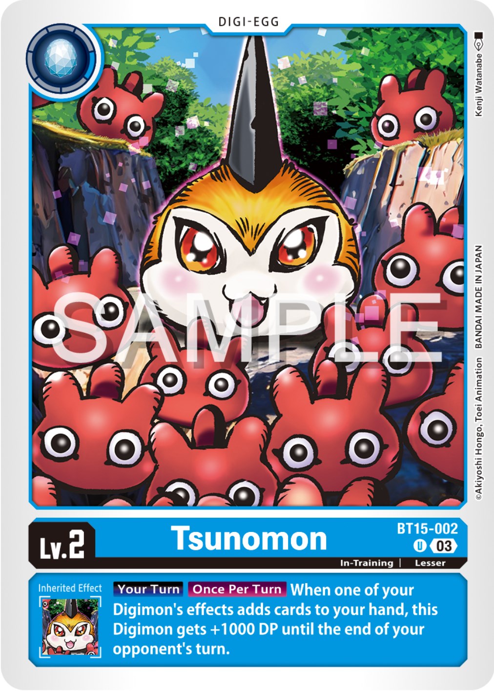 Tsunomon [BT15-002] [Exceed Apocalypse] | Card Merchant Takapuna