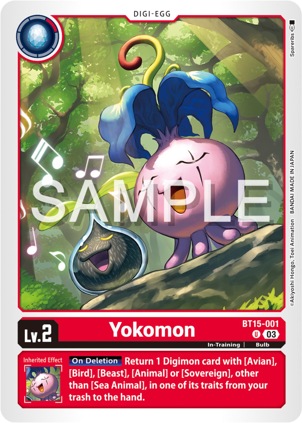 Yokomon [BT15-001] [Exceed Apocalypse] | Card Merchant Takapuna