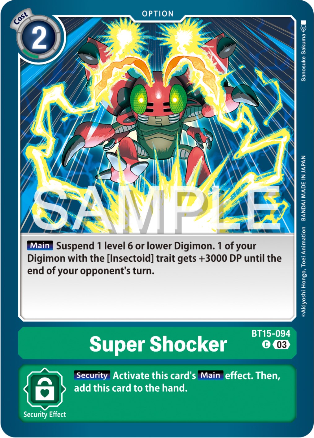 Super Shocker [BT15-094] [Exceed Apocalypse] | Card Merchant Takapuna