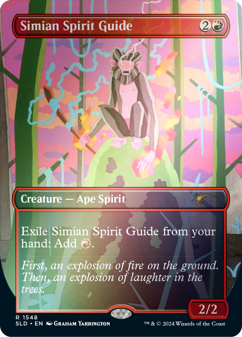 Simian Spirit Guide (Rainbow Foil) [Secret Lair Drop Series] | Card Merchant Takapuna