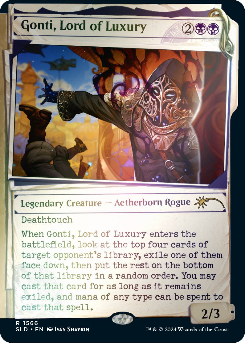 Gonti, Lord of Luxury (Rainbow Foil) [Secret Lair Drop Series] | Card Merchant Takapuna