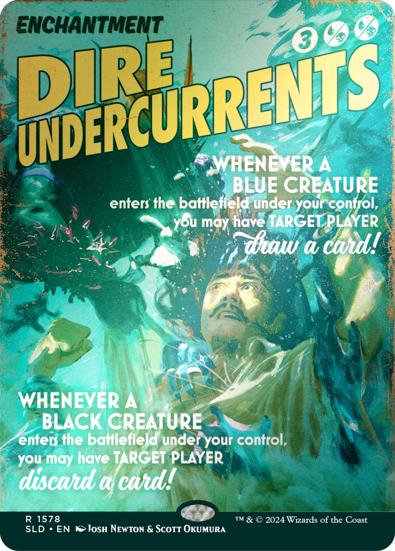 Dire Undercurrents (Rainbow Foil) [Secret Lair Drop Series] | Card Merchant Takapuna