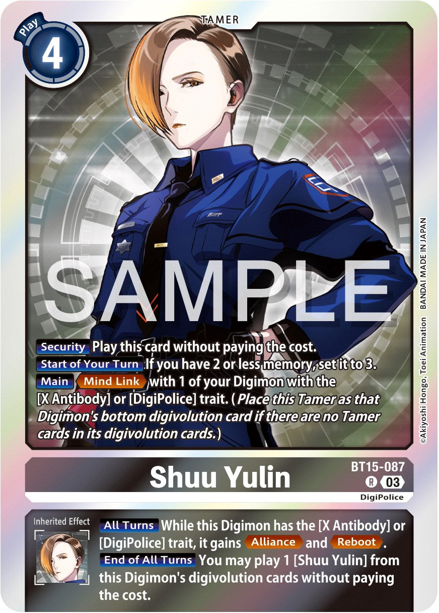 Shuu Yulin [BT15-087] [Exceed Apocalypse] | Card Merchant Takapuna