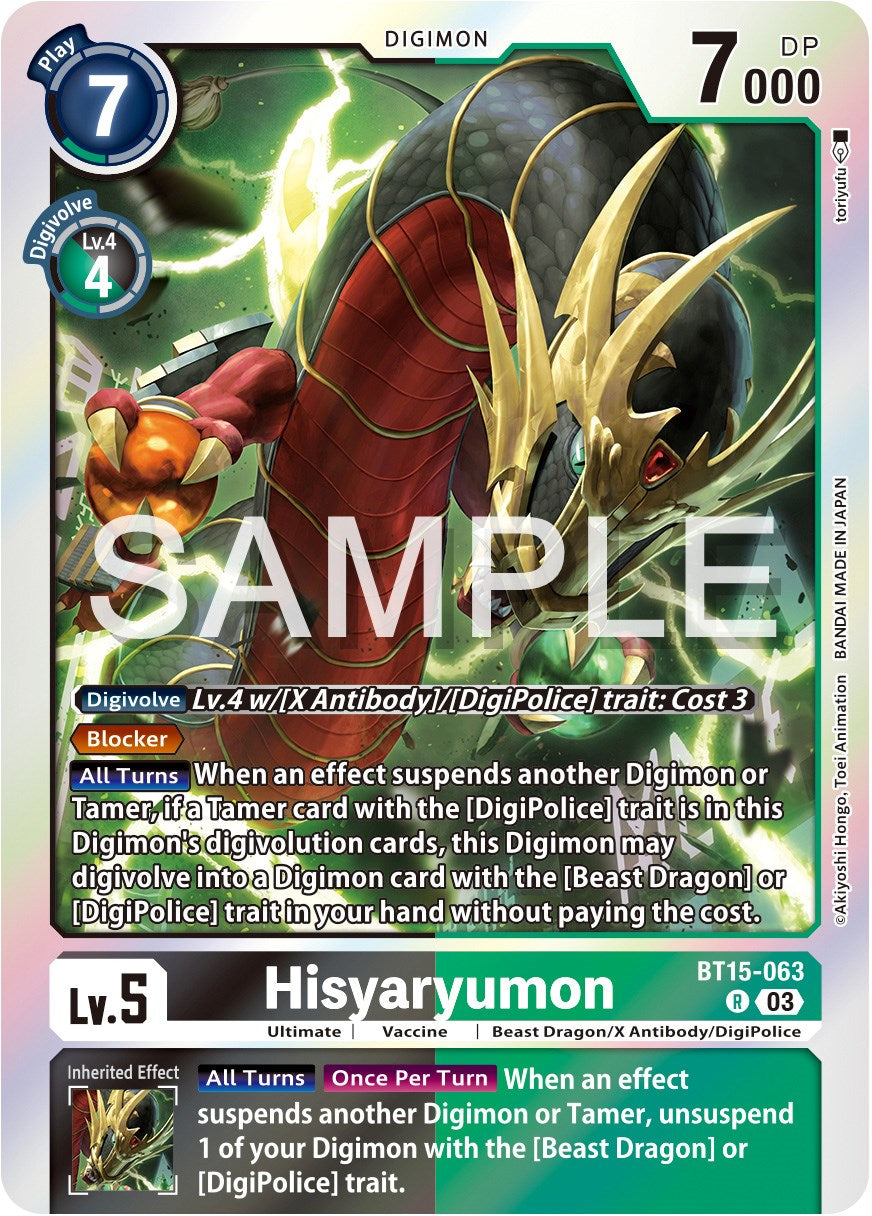 Hisyaryumon [BT15-063] [Exceed Apocalypse] | Card Merchant Takapuna