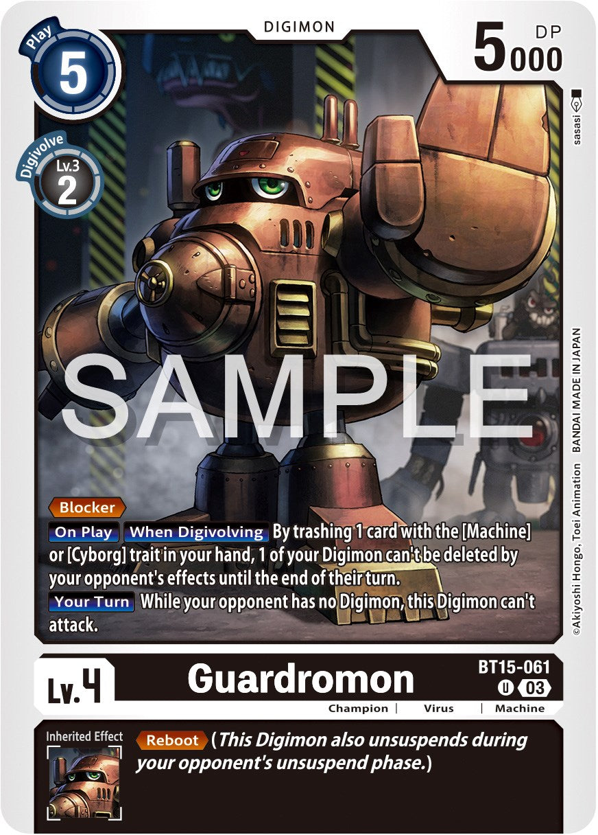 Guardromon [BT15-061] [Exceed Apocalypse] | Card Merchant Takapuna