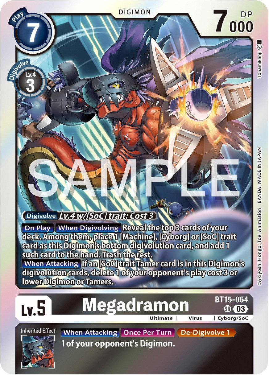 Megadramon [BT15-064] [Exceed Apocalypse] | Card Merchant Takapuna