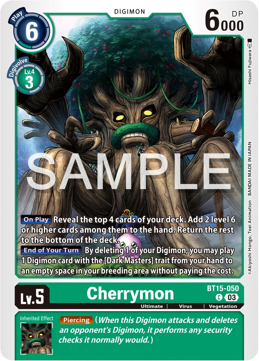 Cherrymon [BT15-050] [Exceed Apocalypse] | Card Merchant Takapuna