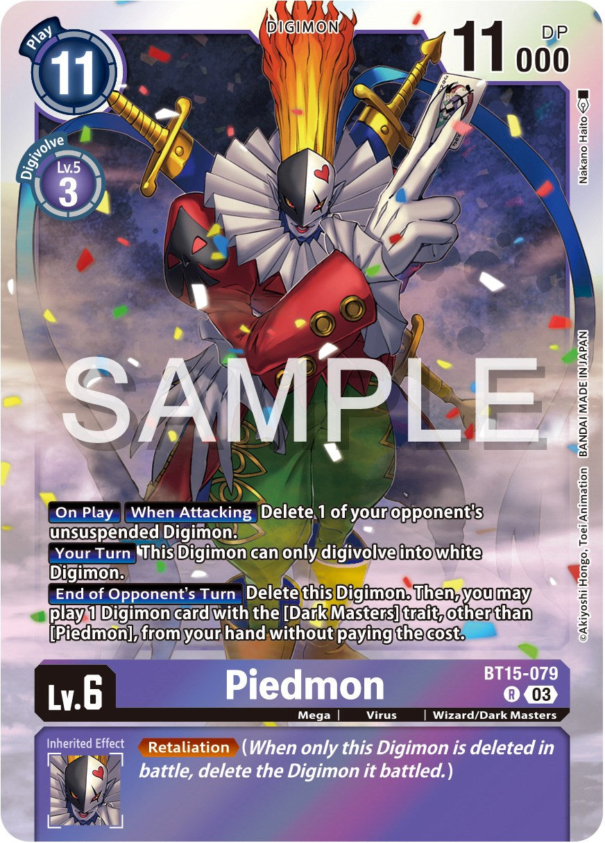 Piedmon [BT15-079] [Exceed Apocalypse] | Card Merchant Takapuna