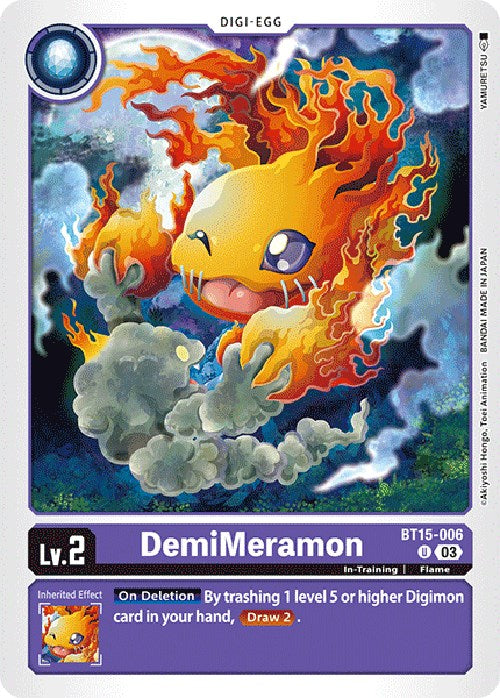 DemiMeramon [BT15-006] [Exceed Apocalypse] | Card Merchant Takapuna